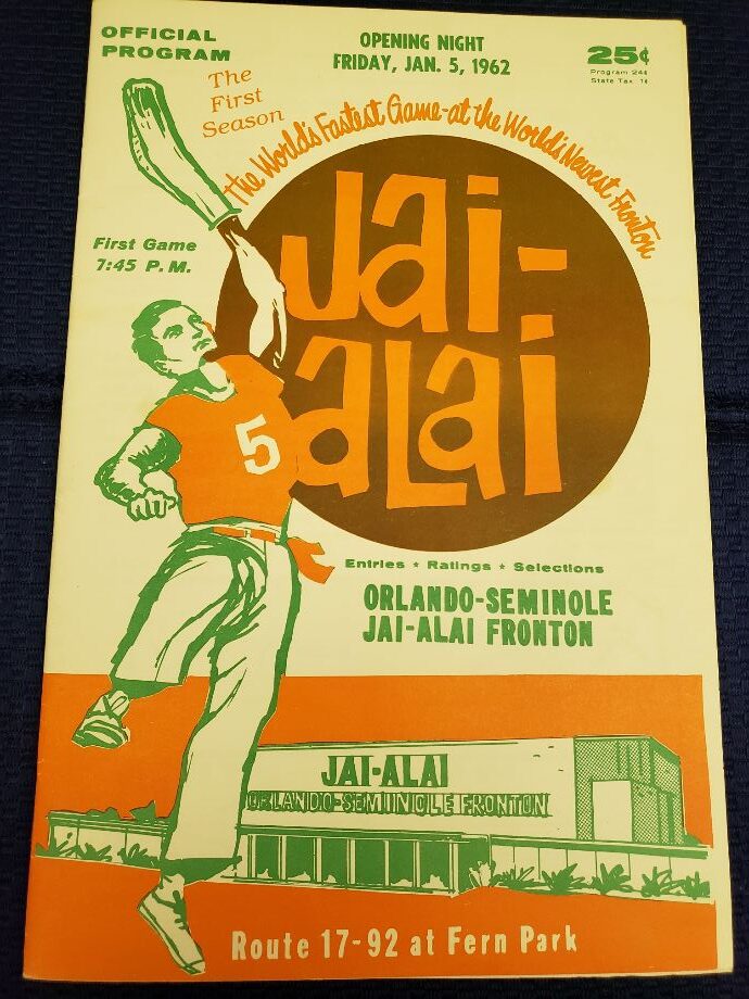 JaiAlai Program Collecting SayHiLi